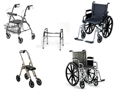 wheelchairs and walkers